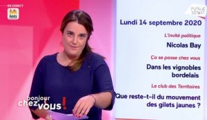 Invité : Nicolas Bay - Bonjour chez vous ! (14/09/2020)