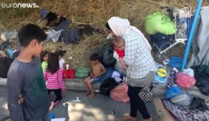 Nouvelles manifestations de migrants sur l'île de Lesbos
