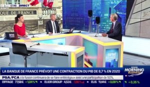 Olivier Garnier (Banque de France): La Banque de France prévoit une contraction du PIB de 8,7% en 2020 - 15/09