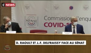 Didier Raoult et Jean-François Delfraissy face au Sénat