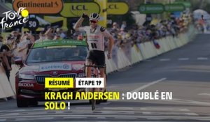 #TDF2020 - Étape 19 - Kragh Andersen doublé en solo !