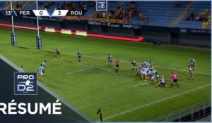 PRO D2 - Résumé USA Perpignan-Rouen Normandie Rugby: 20-14 - J3 - Saison 2020/2021