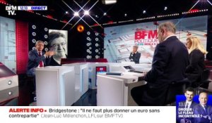 Bridgestone: "Il ne faut plus donner un euro sans contrepartie", Jean-Luc Mélenchon - 20/09