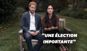 Le Prince Harry et Meghan Markle appellent à voter pour la présidentielle américaine