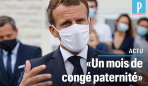 Congé paternité : « Il y aura sept jours obligatoires » annonce Emmanuel Macron