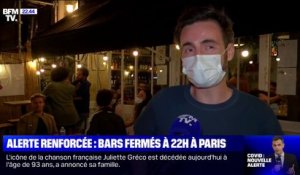 Bars fermés à 22h à Paris: ce commerçant assure qu'il va perdre 50% de son chiffre d'affaires