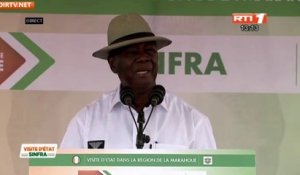 Visite d’Etat dans la Marahoué: Message du Président Alassane Ouattara à Sinfra