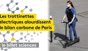 Les trottinettes électriques alourdissent le bilan carbone de Paris