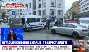 Attaque à l'arme blanche près des anciens locaux de Charlie Hebdo: deux suspects actuellement en garde à vue