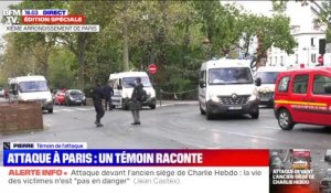 Attaque à Paris: un témoin qui a pris en charge l'une des deux victimes raconte