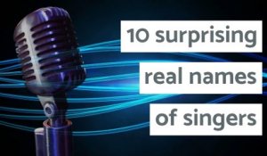 10 surprising real names of singers