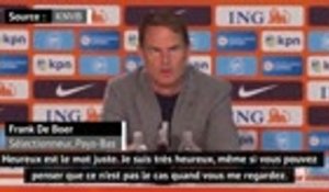Pays-Bas - De Boer : "Fier d'être le nouveau sélectionneur"