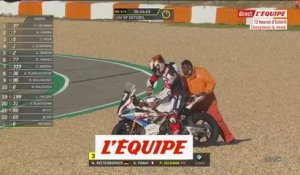 La chute de Peter Hickman - Moto - Endurance - Estoril