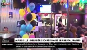 Coronavirus - Reportage cette nuit à Marseille dans les bars et les restaurants qui ont été obligé de fermer après la décision du Ministre Olivier Véran