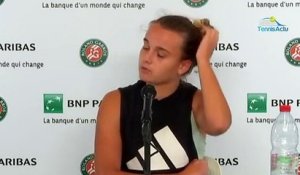 Roland-Garros 2020 - Clara Burel : "J'ai repensé à l'année dernière quand je regardais Roland-Garros et que je venais de me faire opérer au poignet