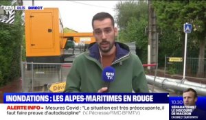 Les habitants des Alpes-Maritimes appelés à rester à l'abri en raison de la vigilance rouge
