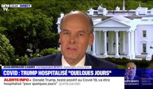 Donald Trump va être hospitalisé "pour quelques jours" (porte-parole)
