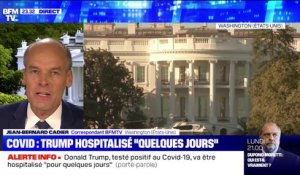 Covid-19: Donald Trump va être transporté en hélicoptère vers l'hôpital Walter Reed
