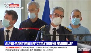 Bernard Gonzalez (préfet des Alpes-Maritimes): "Le bilan n'est pas encore définitivement établi et nous sommes inquiets"