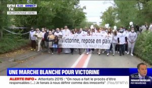 Une marche blanche a lieu à Villefontaine pour rendre hommage à Victorine