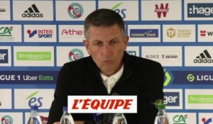 Laurey : « Le score est sévère » - Foot - L1 - Strasbourg