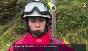 Tempête Alex : à la recherche des habitants de Saint-Martin-Vésubie avec les secouristes