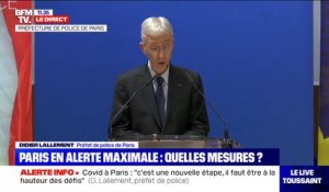Covid à Paris: le préfet de police Didier Lallement annonce que les mesures "vont être prises pour les 15 jours qui viennent"