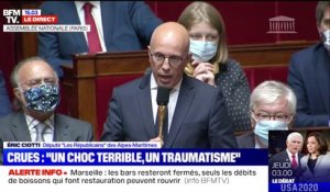 Crues: "L'appel au secours" d'Éric Ciotti à l'Assemblée nationale