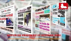 REVUE DE PRESSE CAMEROUNAISE DU 07 OCTOBRE 2020