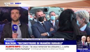 Intempéries dans le Sud-Est: le maire de Breil-sur-Roya "se réjouit" des engagements pris par Emmanuel Macron