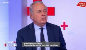 Philippe Dominati (LR) préférerait "un communiqué" pour que Baroin annonce son retrait pour 2022