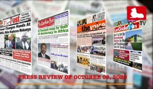 CAMEROONIAN PRESS REVIEW OF OCTOBER 8, 2020