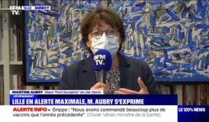 Martine Aubry: "J'espère que le passage à des mesures plus drastiques amènera les jeunes à réfléchir"
