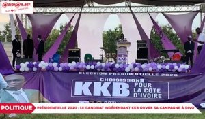 Présidentielle 2020 : Le candidat indépendant KKB ouvre sa campagne à Divo