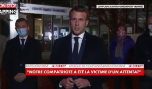 Emmanuel Macron à Conflans-Sainte-Honorine : "Ils ne passeront pas, ils ne nous diviseront pas" (vidéo)