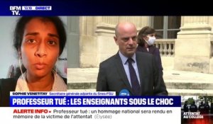 Pour Sophie Venetitay (SNES-FSU), les professeurs doivent être "soutenus et protégés sur le long terme"