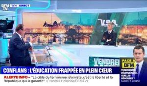 François Hollande: "Les enseignants doivent être protégés par la Nation quant à l'enseignement qu'ils dispensent"
