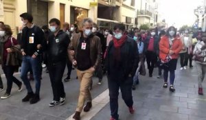 Marseille : Les enseignants manifestent en hommage au professeur tué
