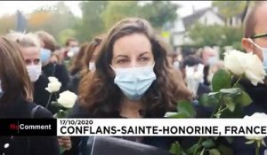 "Je suis prof" : des milliers de Français rendent hommage à Samuel Paty, l'enseignant assassiné