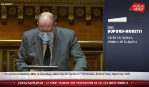 proposition de loi contre le communautarisme: " Trop approximative" pour Dupond-Moretti