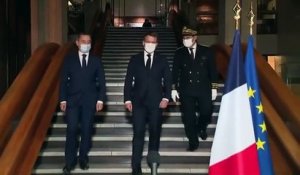 Emmanuel Macron : « Les actions continueront, le mal nous l'avons nommé »