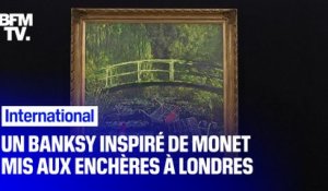 "Show me the Monet", le tableau de Banksy inspiré de Monet vendu aux enchères