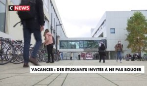 Vacances : des étudiants invités à ne pas bouger