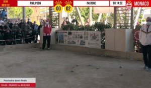 Demi-finale disputée PHILIPSON vs PASTORE International à pétanque de Monaco - Octobre 2020