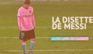 Clasico - La disette de Messi en chiffres