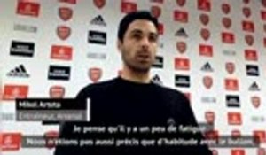 6e j. - Arteta : "Pas aussi précis que d'habitude"