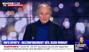 Reconfinement: pour le président de la Fédération des médecins de France, "il faut frapper fort"