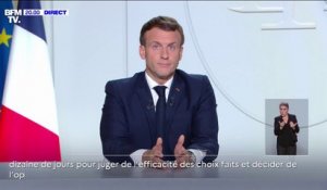 Emmanuel Macron: "Le virus circule en France à une vitesse que même les prévisions les plus pessimistes n'avaient pas anticipées"