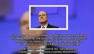 Caricatures de Mahomet _ Jacques Chirac avait bien déclaré que « la liberté d’expression doit s’exer