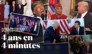 Donald Trump président : 4 ans résumés en 4 minutes